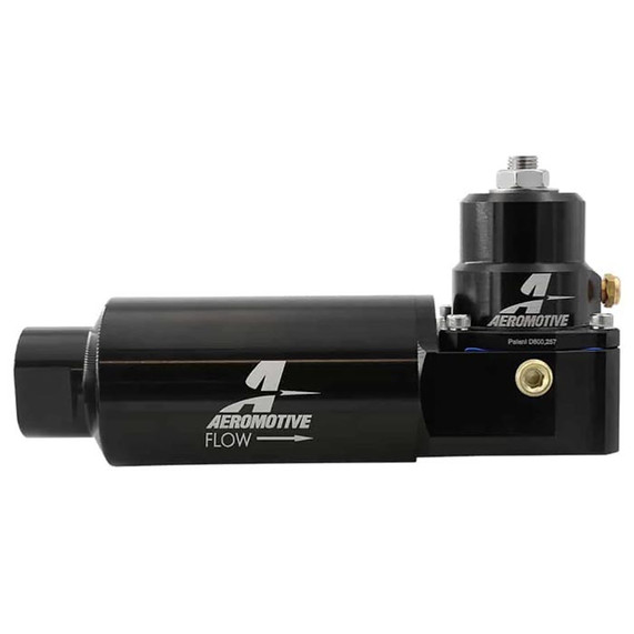 Aeromotive 13226 Fuel Pressure Regulator & 10-Micron Cellulose Element Fuel Filter Combo