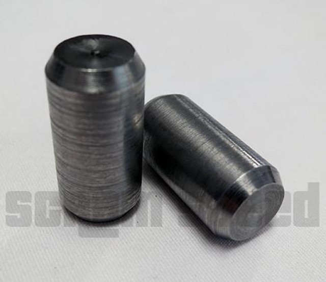 Scram Speed Mopar V8 Bellhousing Dowel Pins, two cylindrical metal dowel pins with a smooth finish.