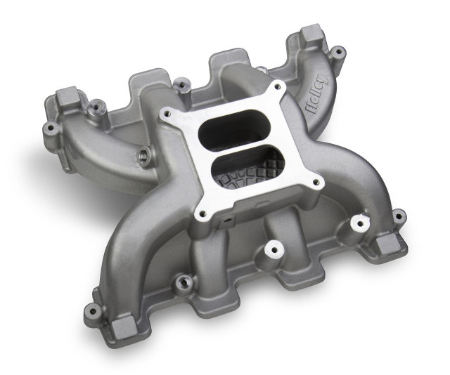 Holley Performance Parts – EFI, Intakes, & More Holley 300-130 Dual Plane LS Carburetor intake - Cathedral Port LS1/2/6, aluminum intake manifold with dual plane design for LS engines.