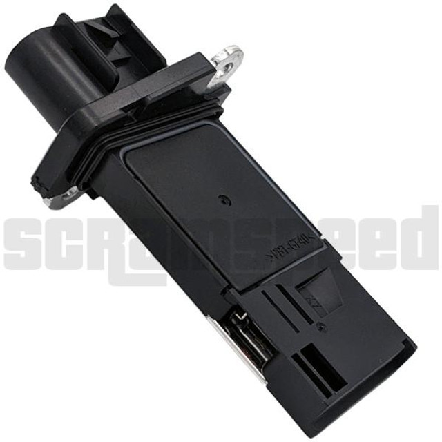 Scram Speed SNS113 2010-2015 LS3 Camaro MAF Mass Airflow Sensor, black automotive engine sensor with electrical connector and mounting bracket for Chevrolet Camaro.