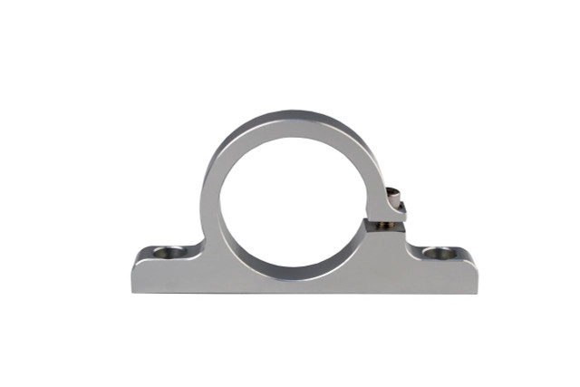 Aeromotive High-Performance Fuel System Parts Aeromotive 12305 Filter Mounting Bracket, Billet Clear-Coat, for 2301/12304, 12321/12324, Fits All 2 inch OD Filter Housings