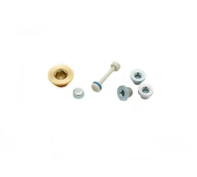 BTR BARE BLOCK PLUG KIT - LS, automotive engine block plug and hardware set.