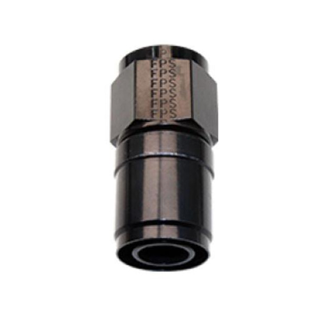 Fragola 2600112 #12 Race-Rite, Crimp-On, Straight, hose fitting with a metal connector and black rubberized end for secure hose connection. Fragola 2600112 #12 Race-Rite, Crimp-On, Straight, hose fitting with a metal connector and black rubberized end for secure hose connection.