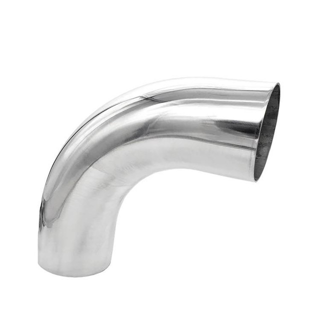 Ace 11026 3.5 Inch OD Aluminum 90 Degree Mandrel B-End Elbow, polished 6061 aluminum pipe elbow fitting. Ace 11026 3.5 Inch OD Aluminum 90 Degree Mandrel B-End Elbow, polished 6061 aluminum pipe elbow fitting.