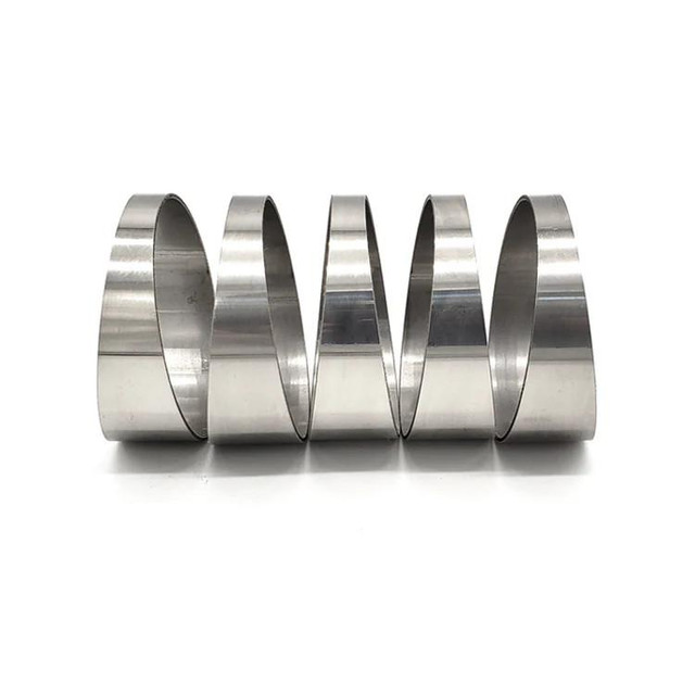 Ace 21509 3.00" OD Stainless pie cut, stainless steel pie cut pipe fitting with a 9-degree angle for pipe branching or directional flow in plumbing or industrial piping systems.