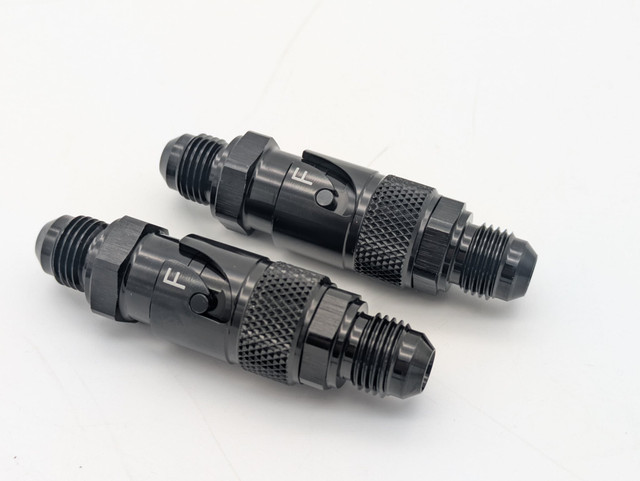 Scram Speed -6AN Dry break quick disconnect fittings (Pair)
