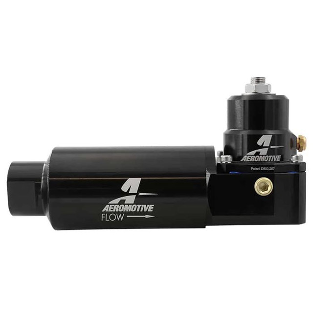 Aeromotive 13226 Fuel Pressure Regulator & 10-Micron Cellulose Element Fuel Filter Combo