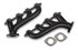 Hooker LS EXHAUST MANIFOLD, BLACK CERAMIC, with a sleek black ceramic finish and two gaskets for installation