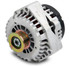 Holley Performance Parts – EFI, Intakes, & More ALTERNATOR, 130 AMP, LARGE CASE, automotive alternator with a large case and multi-vented housing for high-performance vehicles.