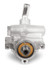 Holley Performance Parts – EFI, Intakes, & More P/S PUMP, CORVETTE ALUMINUM, close-up view of the aluminum power steering pump for Corvette with detailed mounting and inlet/outlet ports.