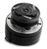 Holley Performance Parts – EFI, Intakes, & More A/C R4 COMPRESSOR, 8mm PIN, R-134a, automotive air conditioning compressor with black and silver design.