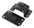Hooker LS Swap Engine Mount Bracket Clamshell, black metal engine mount support brackets for LS engine swaps.