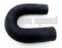 Scram Speed LSX Heater Core Bypass Hose Delete, black U-shaped rubber hose for Corvette LS engines, LSX, LS1, LS2, LS3, LS7.