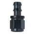Fragola 200110-BL #10 PUSH LOCK END STR BLACK, black push lock hose end fitting with hex nut for secure connection.