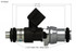 Precision Fuel Injectors from Injector Dynamics ID1700-XDS 1700.48.14.14.8 Fuel Injectors, 14mm (grey) adapters, set of 8, with detailed dimensions and fitting specifications.