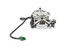 Holley Performance Parts – EFI, Intakes, & More Holley 550-1001 TERMINATOR X STEALTH 4150, SHINY - A shiny silver automotive electronic fuel injection system with multiple connectors and a sleek metallic finish.