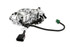 Holley Performance Parts – EFI, Intakes, & More Holley 550-1001 TERMINATOR X STEALTH 4150, SHINY - a shiny, metallic engine control unit with wiring and connectors on a white background.