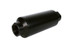 Aeromotive High-Performance Fuel System Parts Aeromotive 12341 Filter, In-Line, 10-m Microglass Element, ORB-12 Port, Black Hard-Coat, Marine, 2-1/2" OD, black inline fuel filter with threaded connections for marine fuel systems.