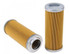 Aeromotive High-Performance Fuel System Parts Aeromotive 12610 Replacement Element, 10-m Fabric, for 12310/12311 Filter Assembly, Fits All 2-1/2" OD Filter Housings, showing cylindrical fuel filter elements with pleated fabric material and metal caps.