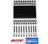 BTR ARP HEAD STUD KIT - 04+ LS - 234-4317, black head studs and washers arranged for engine head assembly.