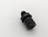 Scram Speed Ford 5.0 Mustang -6AN PCV Catch Can Fitting, black metal cylindrical car fitting for PCV valve connecting.