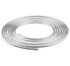 Fragola 890008 1/2 X .035 WALL ALUMINUM TUBING 25' ROLL, image of a coiled aluminum tubing strip with a shiny, metallic surface.