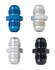 Fragola 481512-BL #12 UNION BLACK, WHITE, BLUE, and silver pipe thread unions for plumbing fittings.