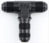 Fragola 483403-BL #3 BULKHEAD TEE BLACK