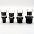 Scram Speed 180* NPT Thermal Fan Switch, four black and silver temperature switch units with different NPT thread sizes for automotive cooling systems.
