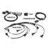 Haltech HT-220201 Rebel LS Gen III Fuel Injection System, automotive wiring harnesses and connectors for throttle, transmission, and injectors.