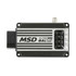 MSD 65233 Ultra 6AL Plus Ignition Control, red color, compact automotive ignition control unit with adjustable settings and mounting holes.