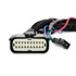 MSD 65233 Ultra 6AL Plus Ignition Control, Red - automotive ignition control module with wiring harness and multiple color-coded wires for vehicle ignition system.
