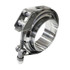 Ace 22110 3.5 inch OD Stainless V-Band Quick Release, stainless steel V-band clamp with quick release mechanism designed for secure pipe connections.