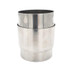 Ace 25064 2.5" OD Double Slip Joint Stainless Adapter, cylindrical stainless steel pipe fitting with a slip joint design.