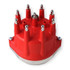 MSD 2381 Chrysler 318-360 Dual Sync Distributor, red ignition distributor with multiple connection points and mounting screws.