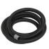 Fragola 841010#10 PREMIUM NYLON RACE HOSE - 10 FEET, black flexible nylon racing hose coiled for automotive or racing applications.