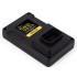 Haltech HT-196001 Nexus Ti4L Transmission Interface Kit, GM 4L Series, black rectangular electronic device with multiple gold pins and branding label.