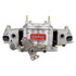 Edelbrock 1309 VRS-4150 Race Series 950 CFM Carburetor, front view showing its metallic silver body, black accents, and red Edelbrock logo label.