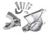 Holley Performance Parts – EFI, Intakes, & More LS Accessory System - Alternator, P/S, and A/C - R4 Compressor, automotive engine components in metal.