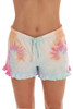 Just Love Tie Dye Pajama Short Set with Ruffle Detail