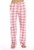 Plaid Pajama Pants Cotton Jersey