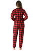 Just Love Printed Flannel Adult Onesie / Pajamas