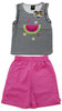 Girls Embroidered Short Set