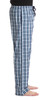 Mens Solid Poplin Pajama Pants with Pockets