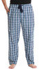 Mens Solid Poplin Pajama Pants with Pockets