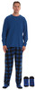 #followme Mens Microfleece Pajama Pants Set with Socks 44938-10519-XL