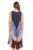 Red White & Blue Embroidered Dress