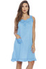 Polka Dot Heart Pocket Nightgown