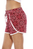 GS121099-1-L Just Love High Waisted Women Shorts - Summer Pom Pom Beach Shorts