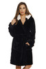 Just Love Women's Hooded Velour Robe with Sherpa Lined Hood and Pockets